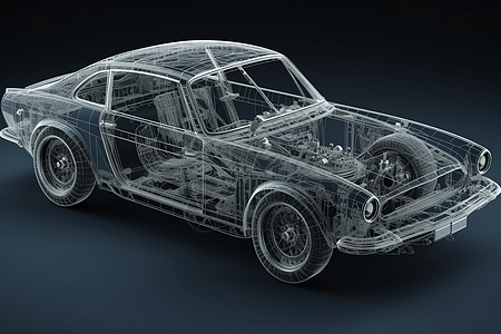 3D汽车透视图图片