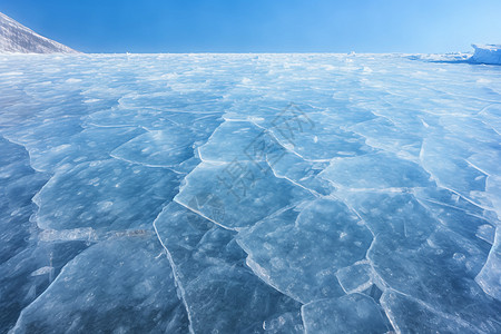 冬季冰面图片
