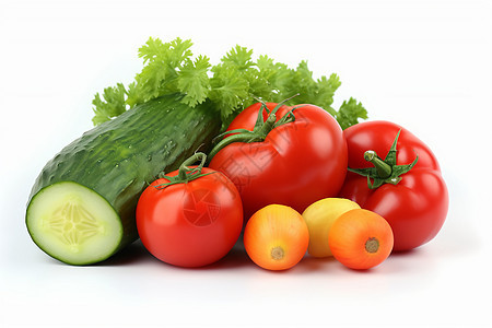 蔬菜番茄黄瓜果蔬图片