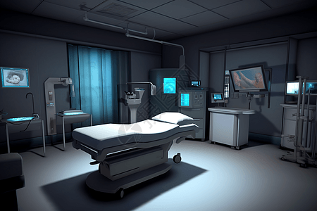 现代化医疗手术台背景图片
