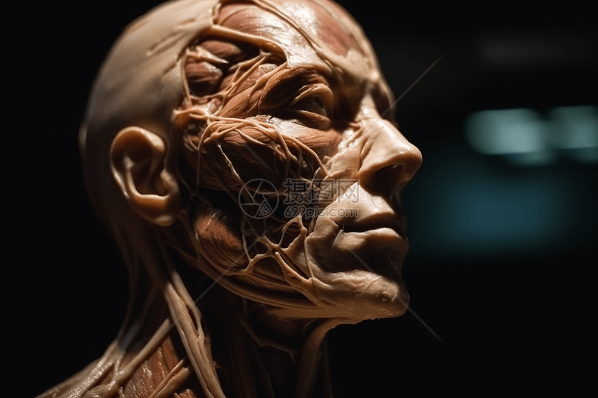 人体解剖雕塑图片