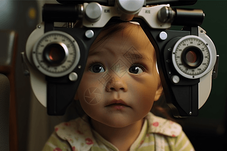治疗小孩近视的仪器背景