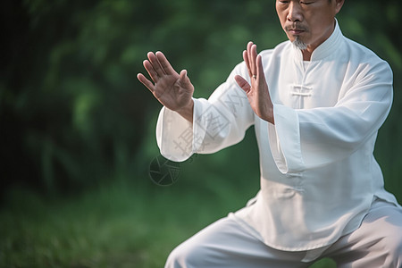 太极高手习武背景图片