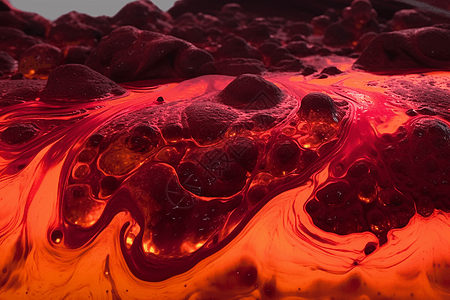 抽象概念火山熔岩创意背景图片