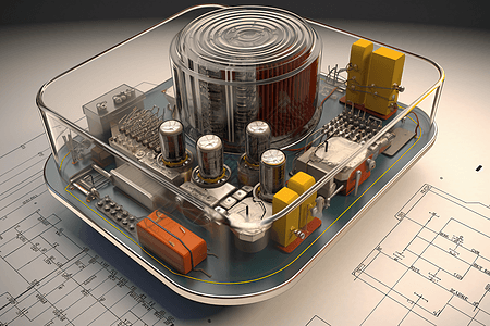 电压调节器模型背景图片