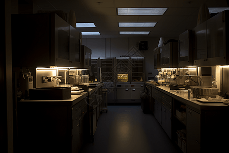 舒适无菌的实验室背景图片