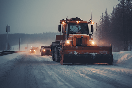 高速公路除雪图片