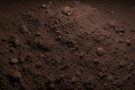 深棕色的壤土背景图片