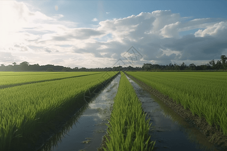 杂交水稻实验基地图片
