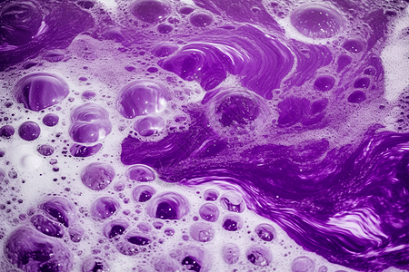 紫色的泡沫背景图片