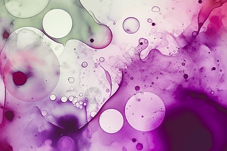 抽象紫色的泡沫背景图片