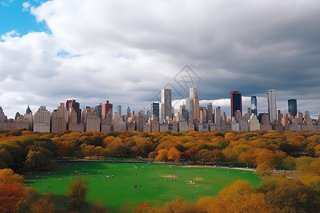 纽约市曼哈顿纽约市中央商务区曼哈顿背景