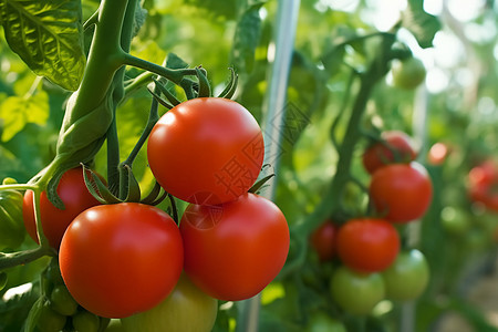 温室的西红柿图片