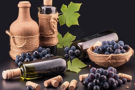 葡萄和酿酒图片