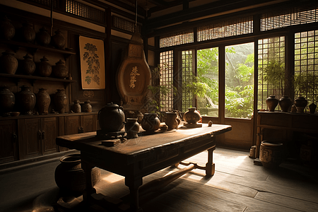 传统中国茶馆图片