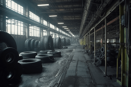 橡胶制造工厂内部图片
