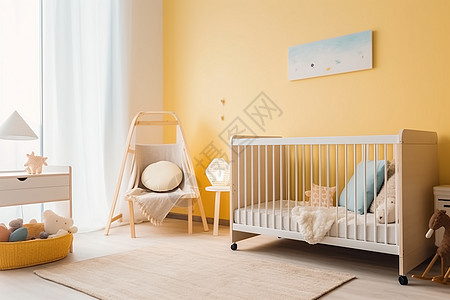 婴儿床新生儿护理室设计图片