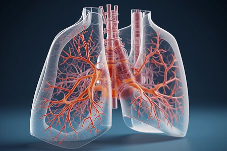 肺部3D模型图片