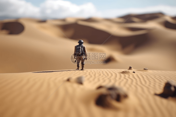 沙漠里的探险图片