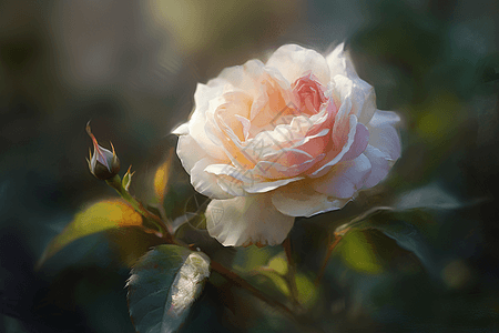 一朵玫瑰一朵粉色鲜艳的玫瑰设计图片