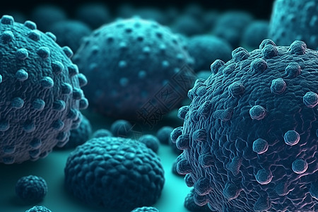 病毒细胞概念景背景图片