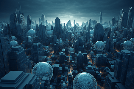 病毒世界的城市图片