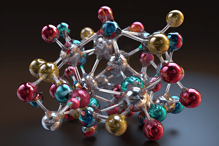 化学分子结构模型图片