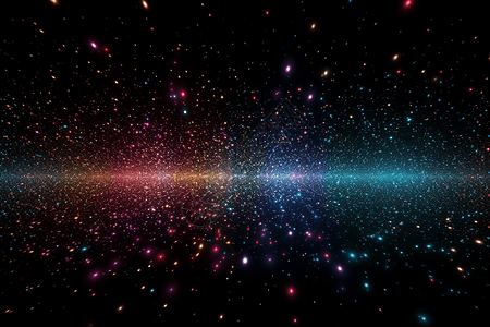 绚丽多彩的粒子宇宙图片