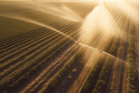 太阳能灌溉系统高清图片