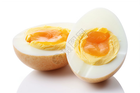 新鲜煮鸡蛋背景图片