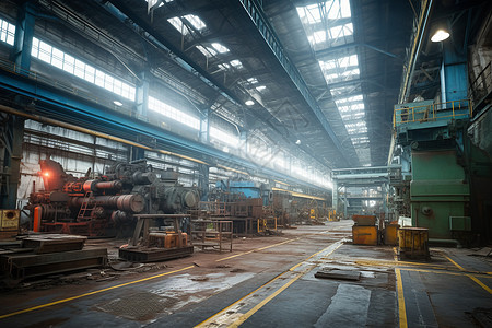 冶金厂机械车间图片