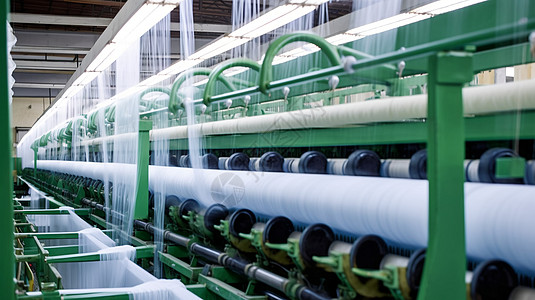 车间纺织厂工业织物生产线背景