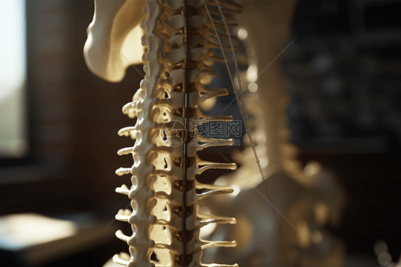 现代化3D医疗脊髓模型图片