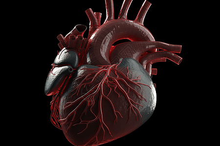 3D人类心脏模型图片