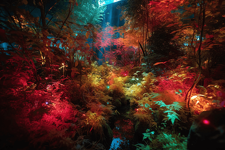 硅丛林中的二极管花园图片