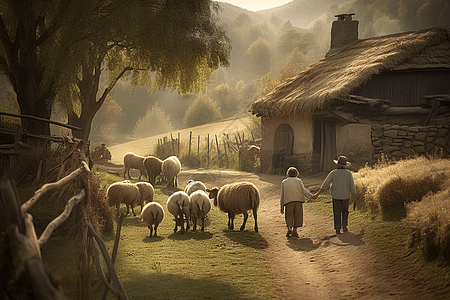 农村生活图片