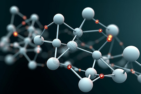 科学分子模型图片