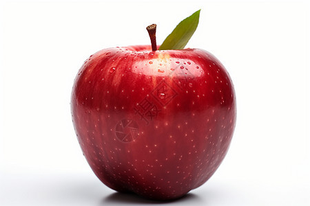 成熟的红苹果图片