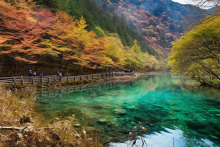 四川省九寨沟自然景色图片