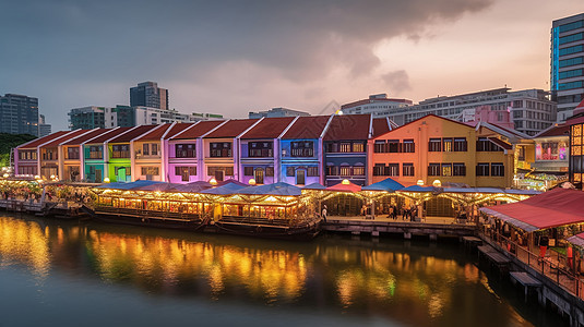 新加坡克拉码头图片