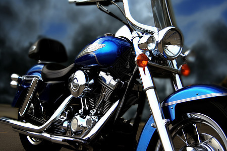 霸气时尚的摩托车背景图片