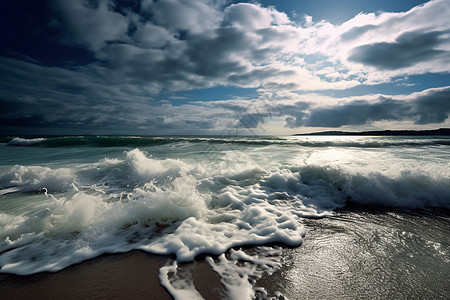 海浪海水图片