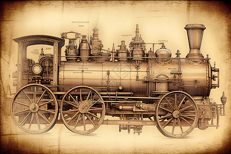 蒸汽机设计图纸图片