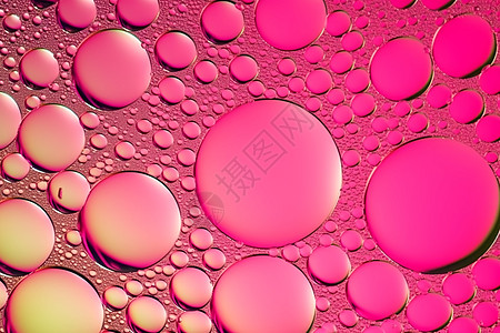 抽象粉红色气泡背景壁纸图片