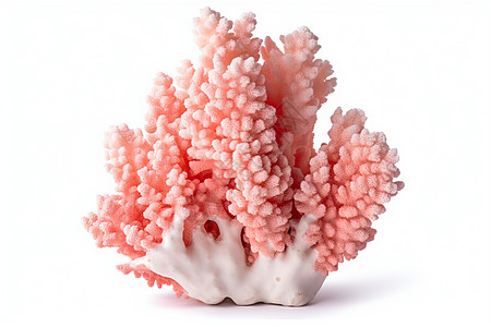 一个粉色的珊瑚高清图片