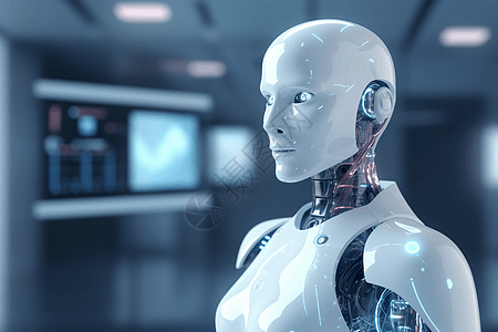 未来主义科技机器人图片
