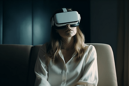 虚拟显示VR眼镜科技图片