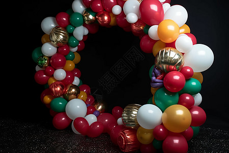 气球拱门装饰图片