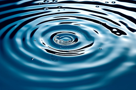 水滴在表面产生波纹图图片