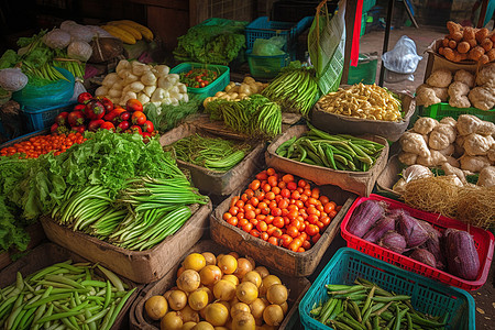 市场上的蔬菜图片图片